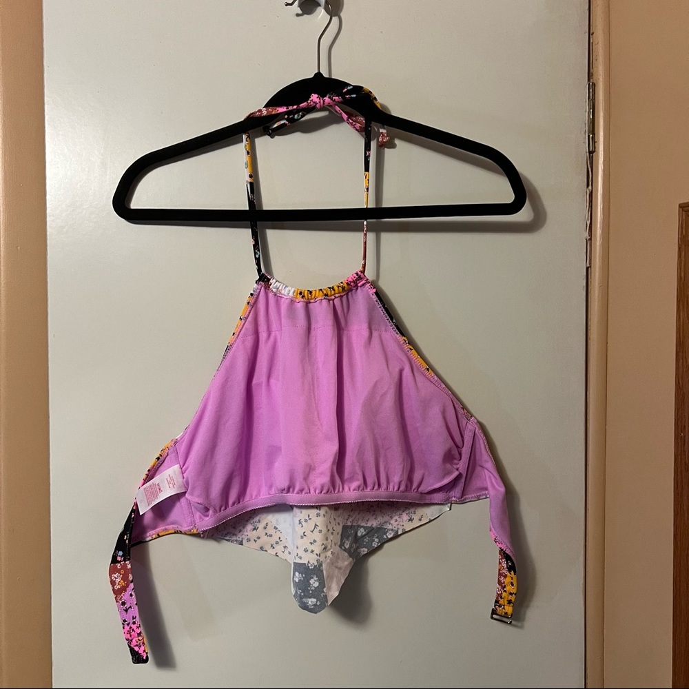Patchwork Bathing Suit Top - Picture 4 of 6